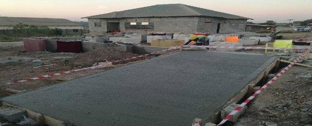 Kefree — freshly cast concrete slab